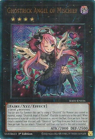 Ghostrick Angel of Mischief (Prismatic Ultimate Rare) [RA01-EN036-PUR]