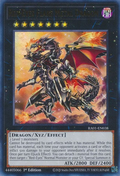 Red-Eyes Flare Metal Dragon (Ultra Rare) [RA01-EN038-UR]