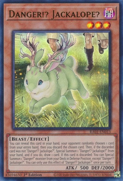 Danger!? Jackalope? (Ultra Rare) [RA01-EN013-UR]