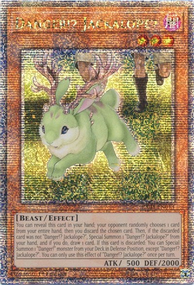 Danger!? Jackalope? (Quarter Century Secret Rare) [RA01-EN013-QCSR]