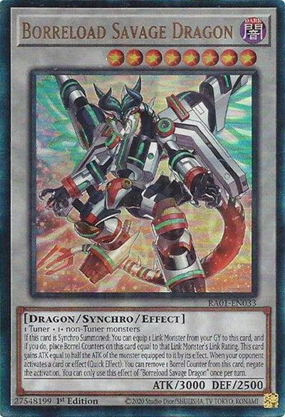 Borreload Savage Dragon (Prismatic Ultimate Rare) [RA01-EN033-PUR]