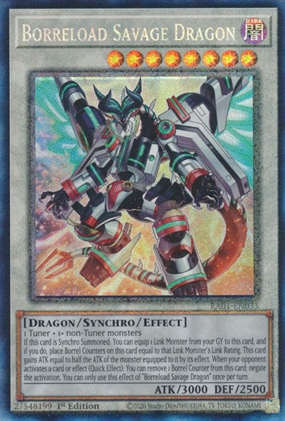 Borreload Savage Dragon (Prismatic Collector's Rare) [RA01-EN033-PCR]