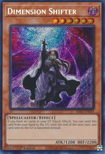 Dimension Shifter (Secret Rare) [RA01-EN014-SeR]