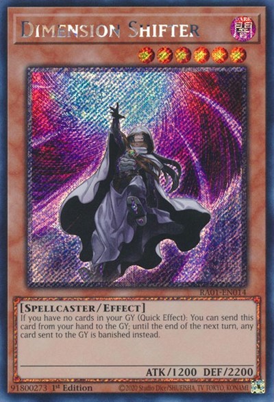 Dimension Shifter (Platinum Secret Rare) [RA01-EN014-PlSR]