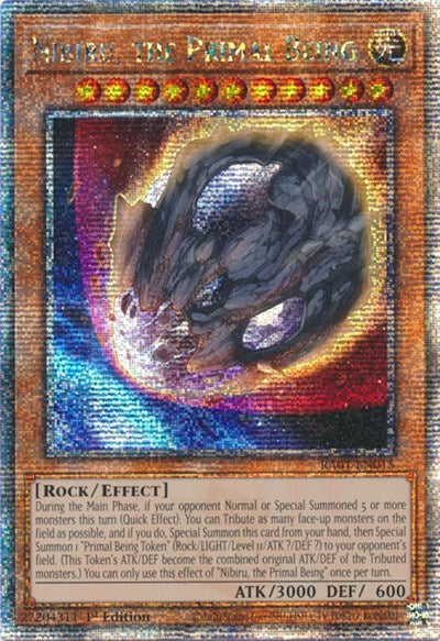 Nibiru, the Primal Being (Quarter Century Secret Rare) [RA01-EN015-QCSR]