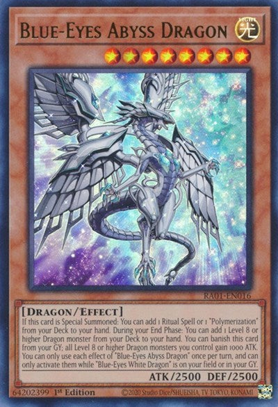 Blue-Eyes Abyss Dragon (Ultra Rare) [RA01-EN016-UR]