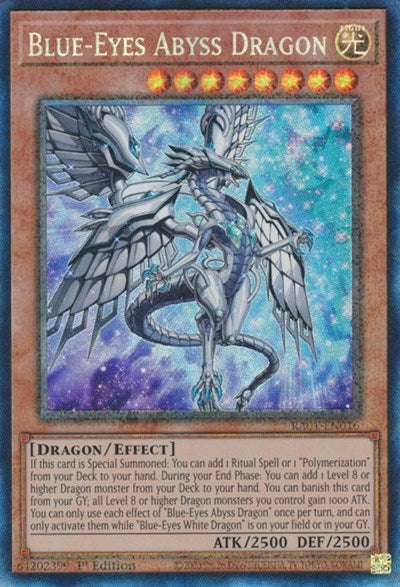 Blue-Eyes Abyss Dragon (Prismatic Collector's Rare) [RA01-EN016-PCR]