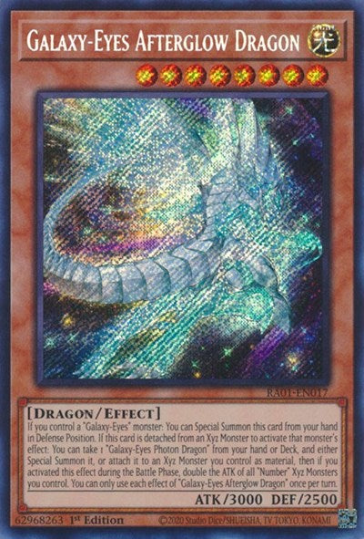 Galaxy-Eyes Afterglow Dragon (Secret Rare) [RA01-EN017-SeR]