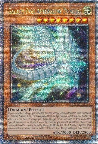 Galaxy-Eyes Afterglow Dragon (Quarter Century Secret Rare) [RA01-EN017-QCSR]