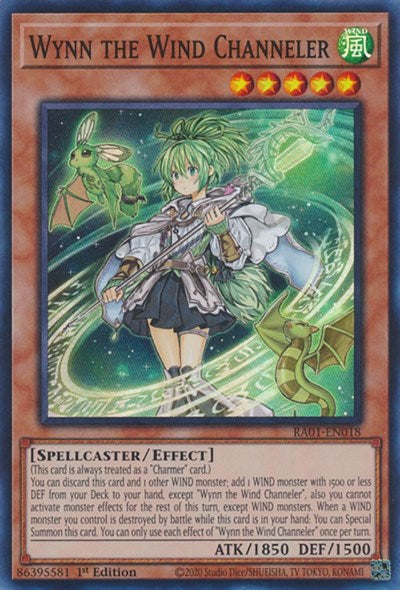 Wynn the Wind Channeler (Super Rare) [RA01-EN018-SuR]