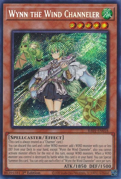 Wynn the Wind Channeler (Secret Rare) [RA01-EN018-SeR]