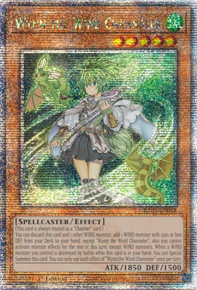 Wynn the Wind Channeler (Quarter Century Secret Rare) [RA01-EN018-QCSR]