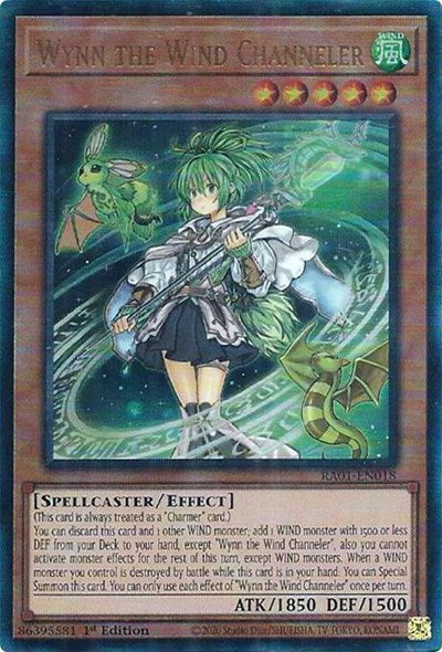 Wynn the Wind Channeler (Prismatic Ultimate Rare) [RA01-EN018-PUR]