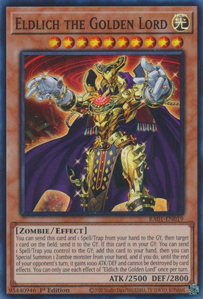 Eldlich the Golden Lord (Super Rare) [RA01-EN019-SuR]