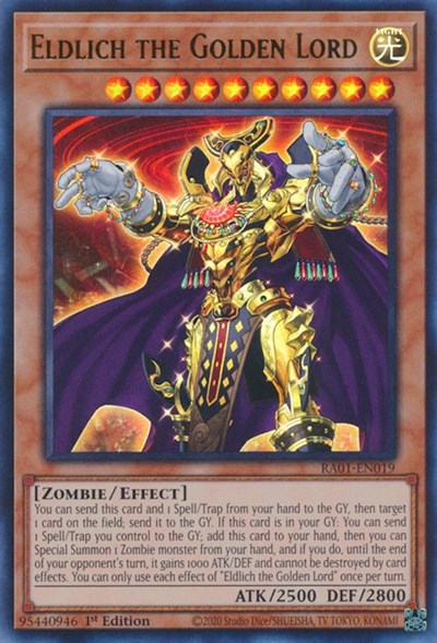 Eldlich the Golden Lord (Ultra Rare) [RA01-EN019-UR]