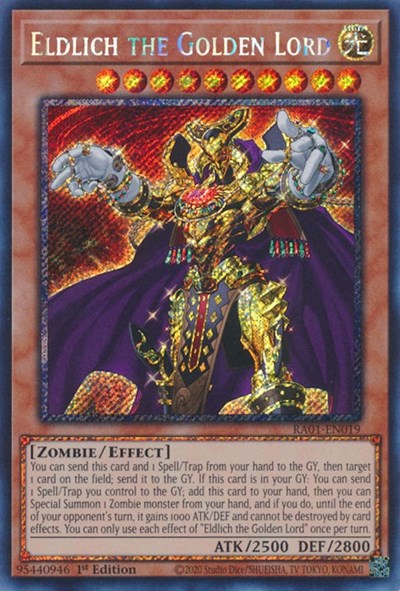 Eldlich the Golden Lord (Platinum Secret Rare) [RA01-EN019-PlSR]