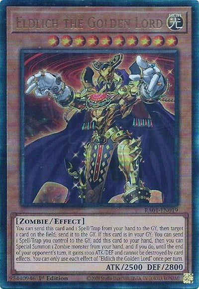 Eldlich the Golden Lord (Prismatic Ultimate Rare) [RA01-EN019-PUR]