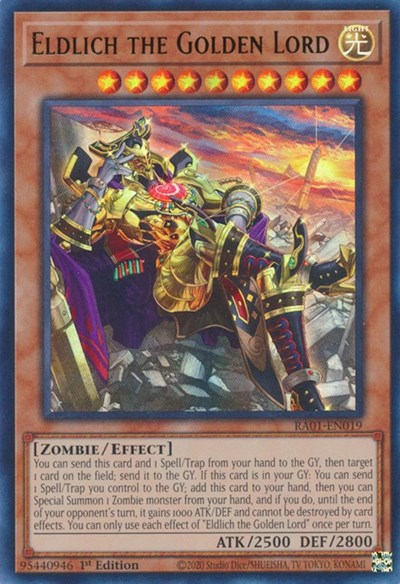 Eldlich the Golden Lord (Ultra Rare) (Alternate Art) [RA01-EN019-UR-ALT]