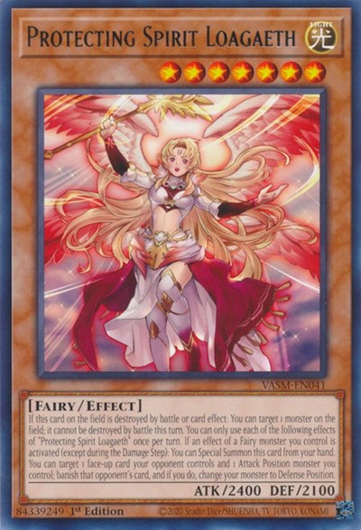 Protecting Spirit Loagaeth (Rare) [VASM-EN041-R]