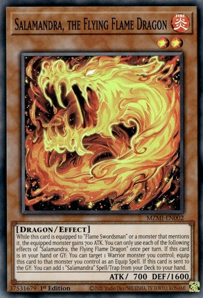 Salamandra, the Flying Flame Dragon (Super Rare) [MZMI-EN002-SuR]