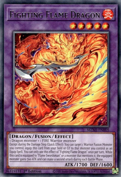 Fighting Flame Dragon (Rare) [MZMI-EN005-R]
