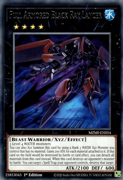 Full Armored Black Ray Lancer (Rare) [MZMI-EN054-R]