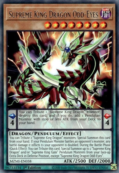 Supreme King Dragon Odd-Eyes (Rare) [MZMI-EN058-R]