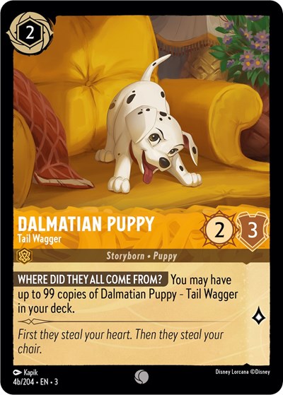 Dalmatian Puppy - Tail Wagger [INK-4b]