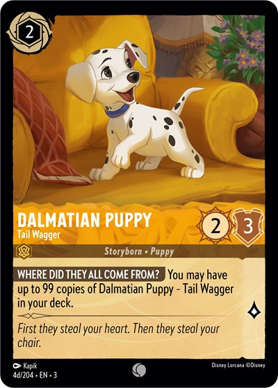 Dalmatian Puppy - Tail Wagger [INK-4d]