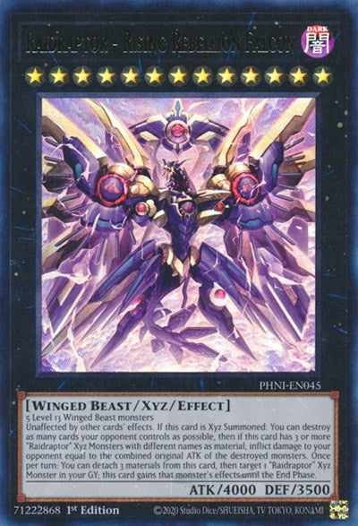 Raidraptor - Rising Rebellion Falcon (Ultra Rare) [PHNI-EN045-UR]