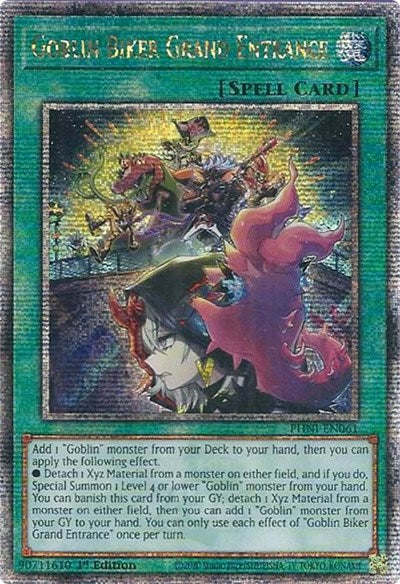 Goblin Biker Grand Entrance (Quarter Century Secret Rare) [PHNI-EN061-QCSR]