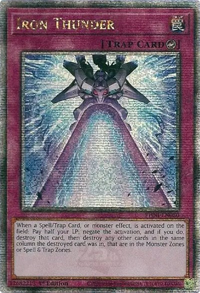 Iron Thunder (Quarter Century Secret Rare) [PHNI-EN080-QCSR]