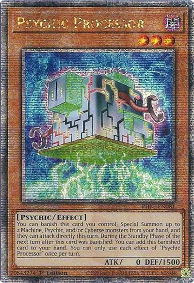 Psychic Processor (Quarter Century Secret Rare) [PHNI-EN081-QCSR]