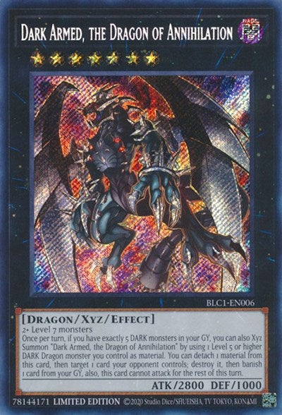 Dark Armed, the Dragon of Annihilation (Secret Rare) [BLC1-EN006-SeR]