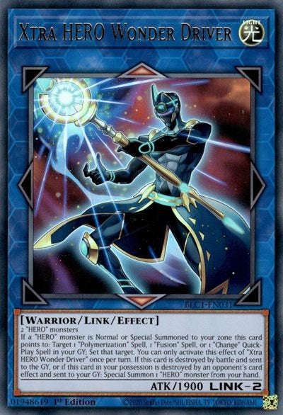 Xtra HERO Wonder Driver (Ultra Rare) [BLC1-EN031-UR]