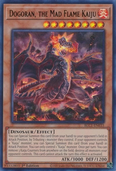 Dogoran, the Mad Flame Kaiju (Ultra Rare) [BLC1-EN033-UR]