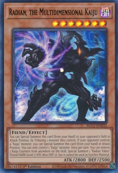 Radian, the Multidimensional Kaiju (Ultra Rare) [BLC1-EN035-UR]