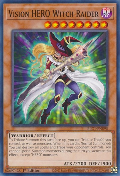 Vision HERO Witch Raider (Common) [BLC1-EN098-C]