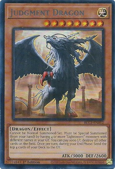 Judgment Dragon (Ultra Rare) (Silver) [BLC1-EN012-UR-S]