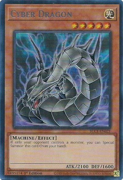 Cyber Dragon (Ultra Rare) (Alternate Art) (Silver) [BLC1-EN021-UR-ALT-S]
