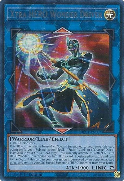 Xtra HERO Wonder Driver (Ultra Rare) (Silver) [BLC1-EN031-UR-S]