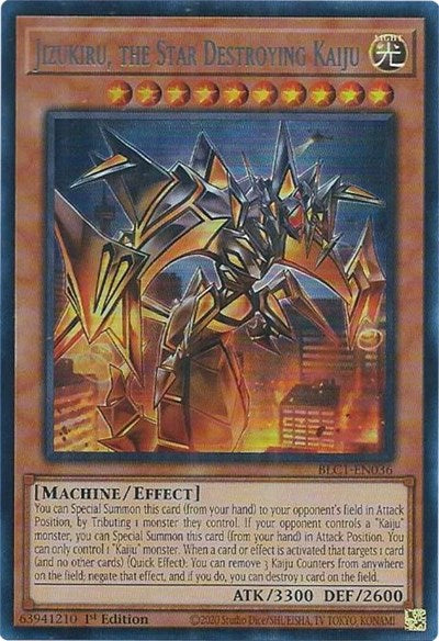 Jizukiru, the Star Destroying Kaiju (Ultra Rare) (Silver) [BLC1-EN036-UR-S]