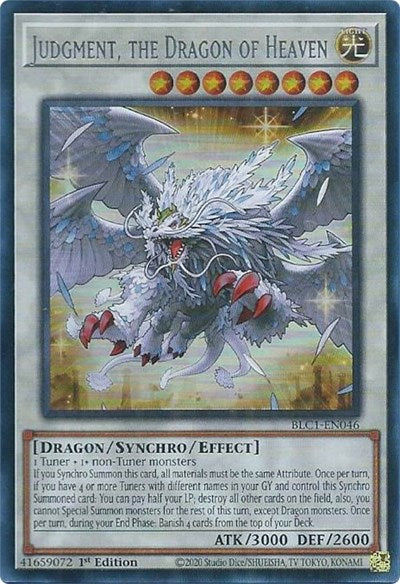 Judgment, the Dragon of Heaven (Ultra Rare) (Silver) [BLC1-EN046-UR-S]