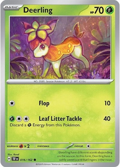 Deerling - 016/162 (Common) [TEF-016-C]