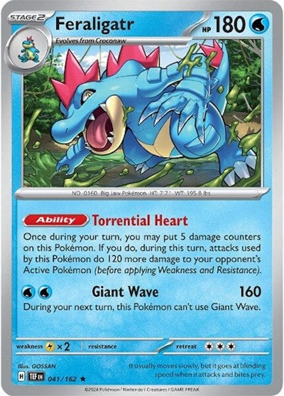 Feraligatr - 041/162 (Rare) [TEF-041-R]