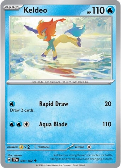 Keldeo - 044/162 (Uncommon) [TEF-044-U]