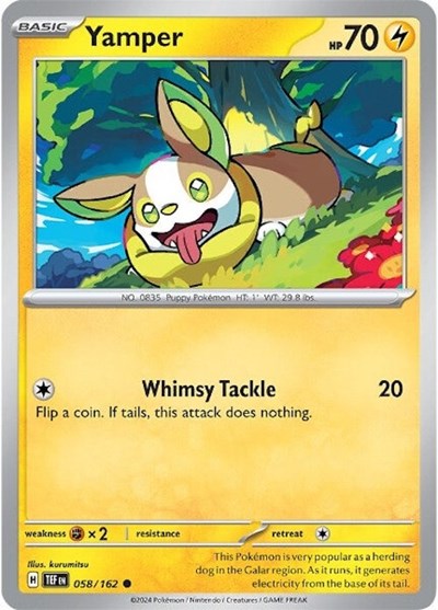 Yamper - 058/162 (Common) [TEF-058-C]