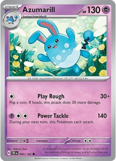 Azumarill - 065/162 (Common) [TEF-065-C]