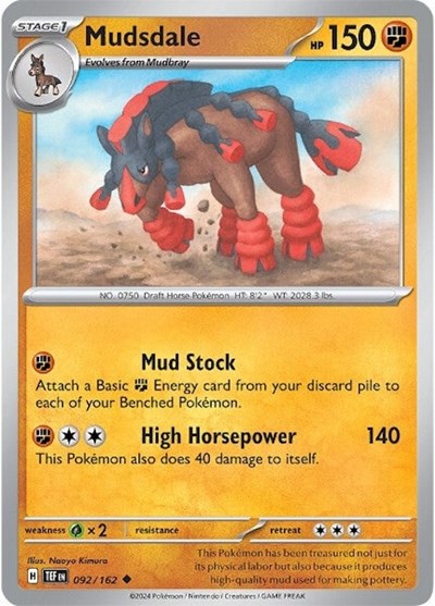 Mudsdale - 092/162 (Uncommon) [TEF-092-U]