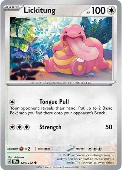 Lickitung - 124/162 (Common) [TEF-124-C]